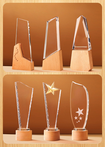 Trofeo in Cristallo Personalizzato per Premi Aziendali, Coppa <span class=keywords><strong>Champions</strong></span> <span class=keywords><strong>League</strong></span>, Souvenir con Incisione, Premio in Cristallo - Product Image 4