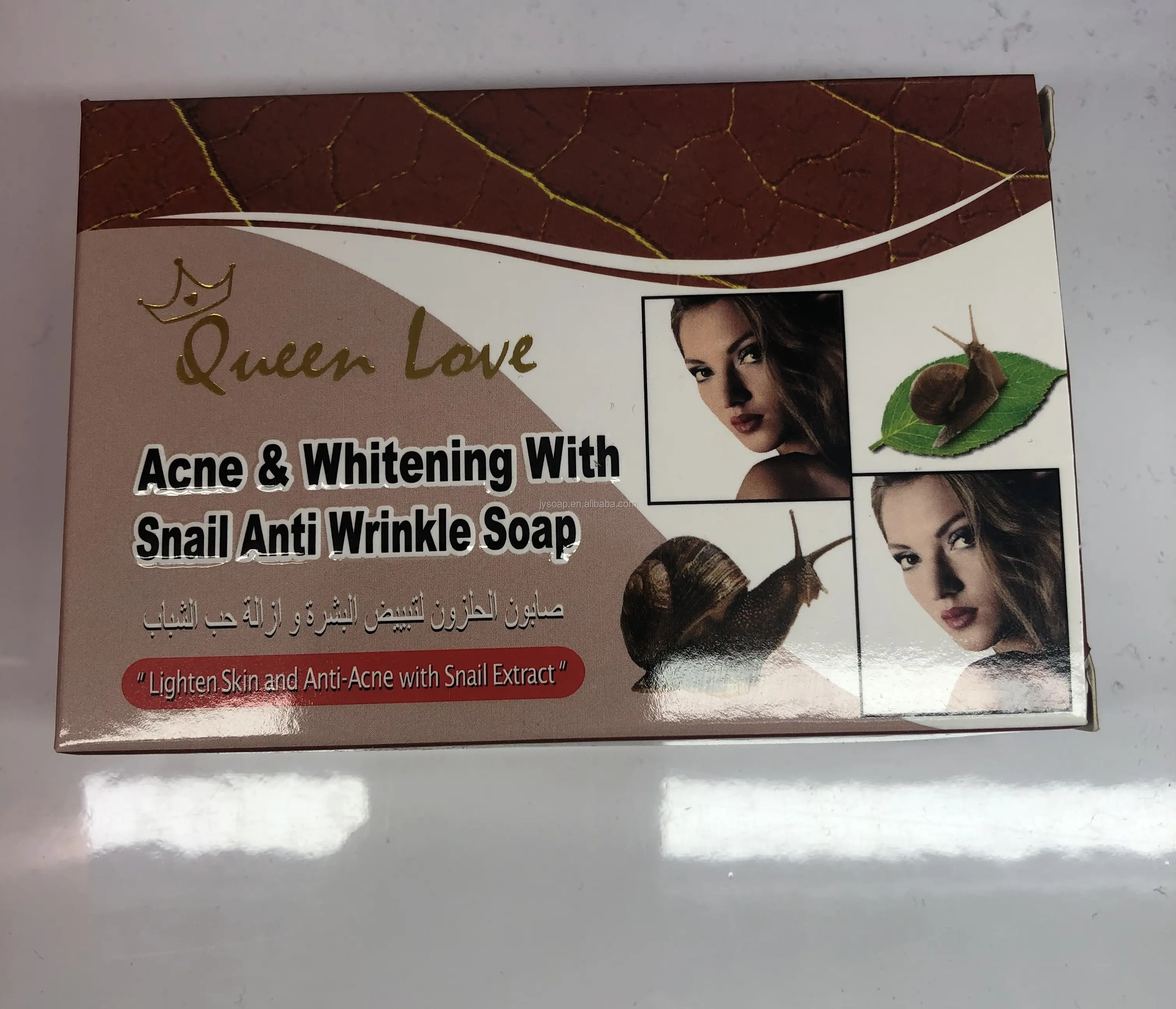 Acne Whitening With Snail Anti Wrinkle Soap
