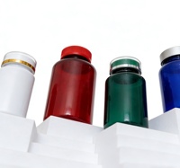 Conteneur de capsules pour animaux de compagnie personnalisé et économique, 150 ml, flacon en plastique transparent vide pour compléments alimentaires, vitamines, pilules, pour l'emballage