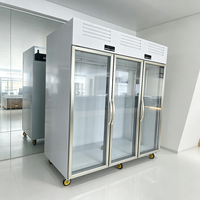 Réfrigérateur commercial à porte simple, distributeur de boissons électrique, refroidisseur de boissons, vitrine réfrigérée