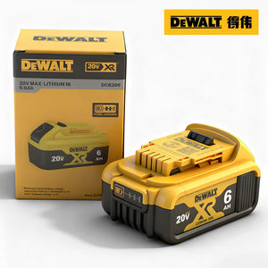 Batterie au lithium-ion originale DEWALT DCB206 20V MAX XR 6Ah, batterie haute capacité pour outils électriques sans fil, perceuse à percussion - Product Image 1