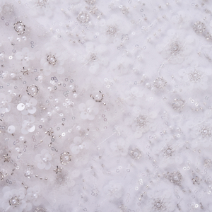 Abito da sposa elegante e lussuoso 100% in poliestere satinato elastico in saia in Mesh - Product Image 5