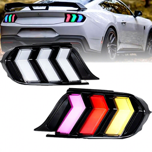 Assemblage de Feux Arrière RGB pour Voiture pour <span class=keywords><strong>Ford</strong></span> <span class=keywords><strong>Mustang</strong></span> 2015-2023 avec Clignotant Séquentiel, Feux Arrière <span class=keywords><strong>Mustang</strong></span> de 6e Génération 15-23 - Product Image 1