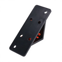45 °   Mini-prisme planaire réflecteur de 12,7 mm avec base pour station totale ferroviaire et levés topographiques