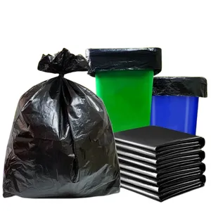 Factory Wholesale Custom Plastic Rubbish Trash With Printing Logo Machine Make Garbage Bag