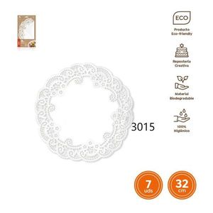 Base Redonda Blanca para Pastel de 32 cm, 7 Unidades, Plástico, Estilo Simple, Suministros para Decoración de Pasteles para Ocasiones de Cumpleaños - Product Image 1