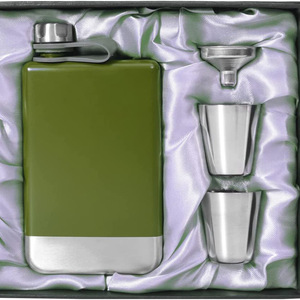 Botella de Acero Inoxidable SilverJet Square de 8oz, Portátil, para Camping, Auto, Hogar, Oficina, Regalo - Product Image 5