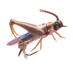 เหยื่อตกปลาจำลองรูปตั๊กแตนพร้อมตะขอ ปรับแต่งได้ ขายตรงจากโรงงาน เหมาะสำหรับปลาในน้ำจืด - Product Image 1