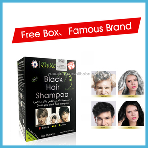 Tinta per baffi <span class=keywords><strong>e</strong></span> <span class=keywords><strong>barba</strong></span> permanente a base di erbe, shampoo crema nero unisex senza ammoniaca, copre i <span class=keywords><strong>capelli</strong></span> grigi, confezione da 2 bustine - Product Image 2