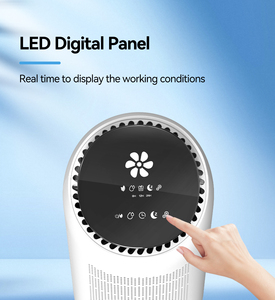 2-in-1 70W Home/Office <b>Air</b> <b>Purifier</b> & <b>Dehumidifier</b> <b>With</b> 11 Filter 0.7L 100m³/H CADR 350ml/Day Capacity Coolers Electrostatic <b>Air</b> - Product Image 3
