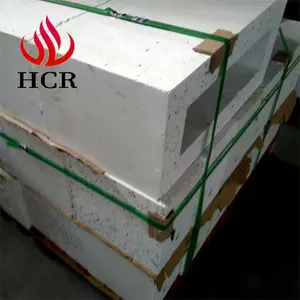 Glass melting furnace fusing slumping block AZS corundum blocks