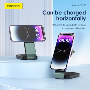Station de charge sans fil magnétique Foneng 3 en 1, support pliable, chargeur rapide 15W pour iPhone 16 15 Watch - Product Image 3