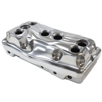 Couvre-culbuteurs haute performance en aluminium CNC et acier inoxydable, sur mesure par électroérosion à fil pour l'amélioration du moteur