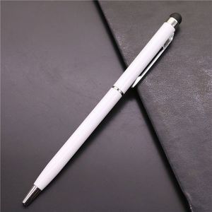 Stylo publicitaire promotionnel 2-en-1 portable et coloré avec pointe bille en métal et embout cure-dent, personnalisable avec logo, vente en gros - Product Image 1