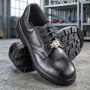 Bottes de jungle pour forces paramilitaires, embout en acier, respirantes, dessus en cuir véritable, baskets antistatiques - Product Image 4