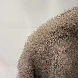 Personalizado señoras corto hermoso Color sólido calle prendas de vestir mujeres chaqueta de piel de visón abrigo a granel - Product Image 2