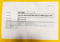 SQL Server 2022 Standard DVD OEM Paquete Completo Activación Online de por Vía Virtual SQL 2022 Enterprise DVD Paquete Completo Licencia de 16 Núcleos