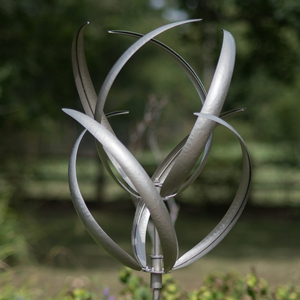 Oniya Kinetic Outdoor Metal 190H Wind Spinner Wind-mill Garden Ornament Stakes 360 Degree for Yard Wonder - Product Image 2