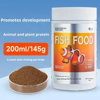Petites particules riches en protéines, vitamines et minéraux, 500 ml/200 ml, nourriture pour poissons de mer en bouteille, utilisation en aquarium, garantie de 18 mois