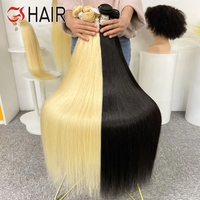 Extensions de Cheveux Humains Vierges Brésiliens et Cambodgiens de Haute Qualité 613, Alignées sur la Cuticule, Sans Nœuds/Sans Chute, à Onglets