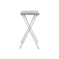 Cocktails intérieur table carrée pliante nouveau portatif blanc en plastique