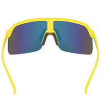 Lunettes de soleil de cyclisme en plein air UV400 pour hommes Lunettes à lentille PC surdimensionnée avec grand cadre disponible Blanc Jaune Gris Couleurs