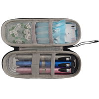 Étui de voyage ApexCare réutilisable, durable, résistant à l'eau, écologique, biodégradable en EVA, avec couvercle métallique, grand espace, emballage personnalisé avec logo