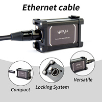 Cable Ethernet CAT6 Yinyu de 20 pies, Compatible con EtherCON RJ45, para Sistemas de Audio Profesional e Iluminación de Escenarios