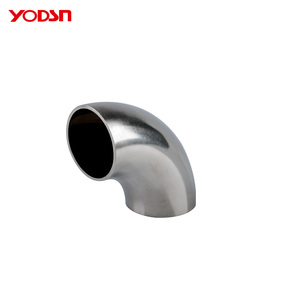 Hot bán vệ sinh 316L Ống thép không gỉ lắp 90 độ hàn khuỷu tay mặt bích chất lượng cao vệ sinh thành phần đường ống - Product Image 4
