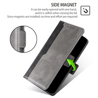 Étui de téléphone portable magnétique en cuir PU double couleur de luxe avec fentes pour cartes pour OPPO Reno 16 15 14 13 12 Pro Find X9 X8 X7