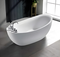 Vente chaude Baignoire De Massage Whirlpool Intérieur Autoportant Spa Baignoire Acrylique Air Jet Baignoire Jacuzzier Baignoire