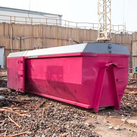 Nouveaux arrivages : Conteneurs de collecte de déchets lourds pour extérieur, type Hook Lift, avec support technique professionnel