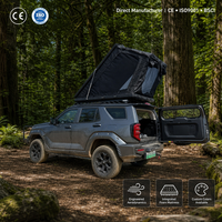 Tente de toit Zentopia Clamshell en aluminium alvéolé 6063, ultra-mince 12 cm, 57 kg, échelle télescopique 2,3 m pour SUV 4x4, camping, fourniture directe usine