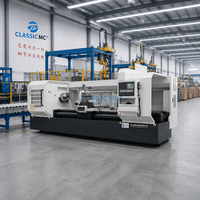 Tour CNC horizontal CK6163 robuste à banc plat pour le tournage de joints de raccordement