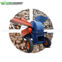 Weiwei Factory Direct Machine à moteur électrique Broyeur de copeaux de bois et machine à granulés avec certification CE