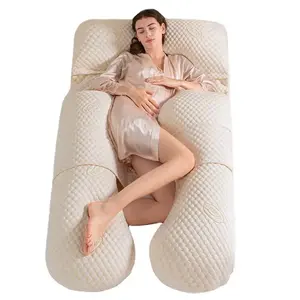 Large U shape maternity pillow multifunctional maternity lumbar support pillow