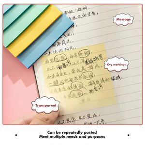 กระดาษโน้ตใสแบบตัดไดคัทลายน่ารักสำหรับนักเรียน ขายส่ง ของขวัญเครื่องเขียนสำนักงาน - Product Image 4