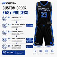 Paquete de Uniformes de Baloncesto Personalizados para Múltiples Equipos, Camiseta y Pantalones Cortos con Diferentes Colores para Organizadores de Ligas y Torneos