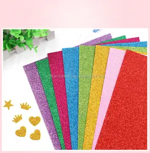 Folha de papel glitter colorido colorido para cartolina, folha de papel glitter colorida de alta qualidade, 12x12 polegadas, A4 A3, 50x70cm