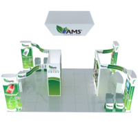 Stand d'exposition modulaire pour salon professionnel, stand d'exposition pour salon professionnel, stand d'exposition en aluminium 10-30