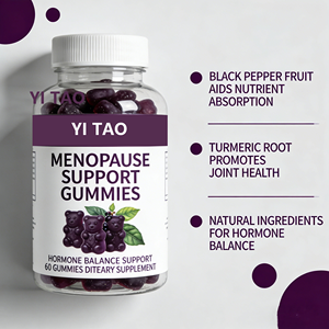 Gomitas de apoyo para la menopausia, que contienen extractos de fruta de pimienta negra y raíz de cúrcuma, para aliviar las descargas de calor y regular las hormonas. - Product Image 5