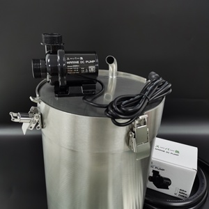 수족관 10L 스테인리스 스틸 외부 여과기 슈퍼 제트 필터, DC 펌프 포함 (60-80cm 어항용) - Product Image 6