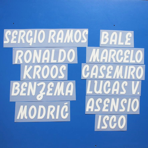 Camiseta de Fútbol Super A Retro de Visitante del Real Madrid 2018 2019 con Estampado en Caliente de Ronaldo, <span class=keywords><strong>Benzema</strong></span>, Sergio Ramos, Bale - Product Image 3
