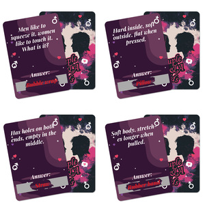 Juego de Cartas para Parejas, 46 Cartas Divertidas para Raspar, Material de Papel Ecológico y Portátil, Personalizable, con Esquinas Redondeadas - Product Image 5
