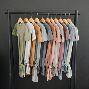 High Quality Knotted Baby <strong>Dressing</strong> <strong>Gown</strong> Baby Swaddle Sack Sleepwear <strong>Gown</strong> for <strong>Newborns</strong> - Product Image 5