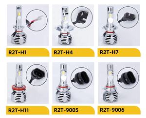 GPNE R2T 9005 9006 3000K Amarillo 12V IP68 Led Canbus Universal 32W H1 H4 H7 H11 6000K <span class=keywords><strong>Blanco</strong></span> Bombilla de doble color CSP Coche Led Faro - Product Image 3