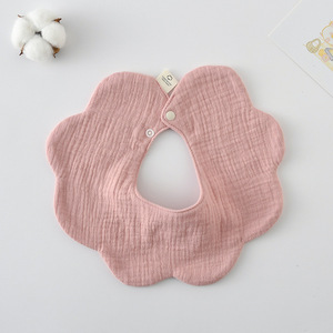 Nouveau Ins réversible bébé bavoirs ensemble infantile bave serviette sucette chaînes bouton pression fermeture coton bavoirs imprimé motif tout-petits - Product Image 1