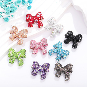 Cuentas de arcilla polimérica coloridas con pedrería para hacer collares, accesorios de joyería DIY - Product Image 1