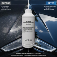 Vente en gros d'usine - Spray de revêtement céramique F6 - Revêtement super hydrophobe - Fournisseur professionnel - Spray de nano-revêtement - Entretien de la peinture automobile