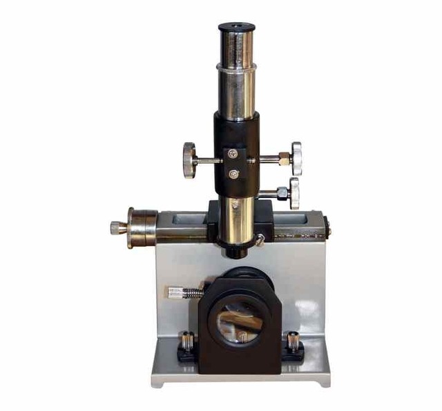 Self-Contained CISCO Stainless Black Newton's Ring Apparatus Travelling Microscope Entire Set Studying Wave Medical Science